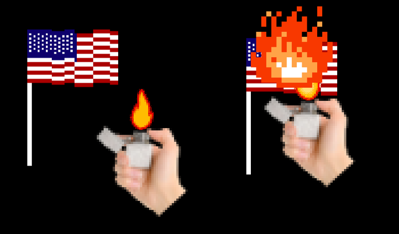 Burn The Flag (If You Want To) (Screenshot: burntheflag.us)